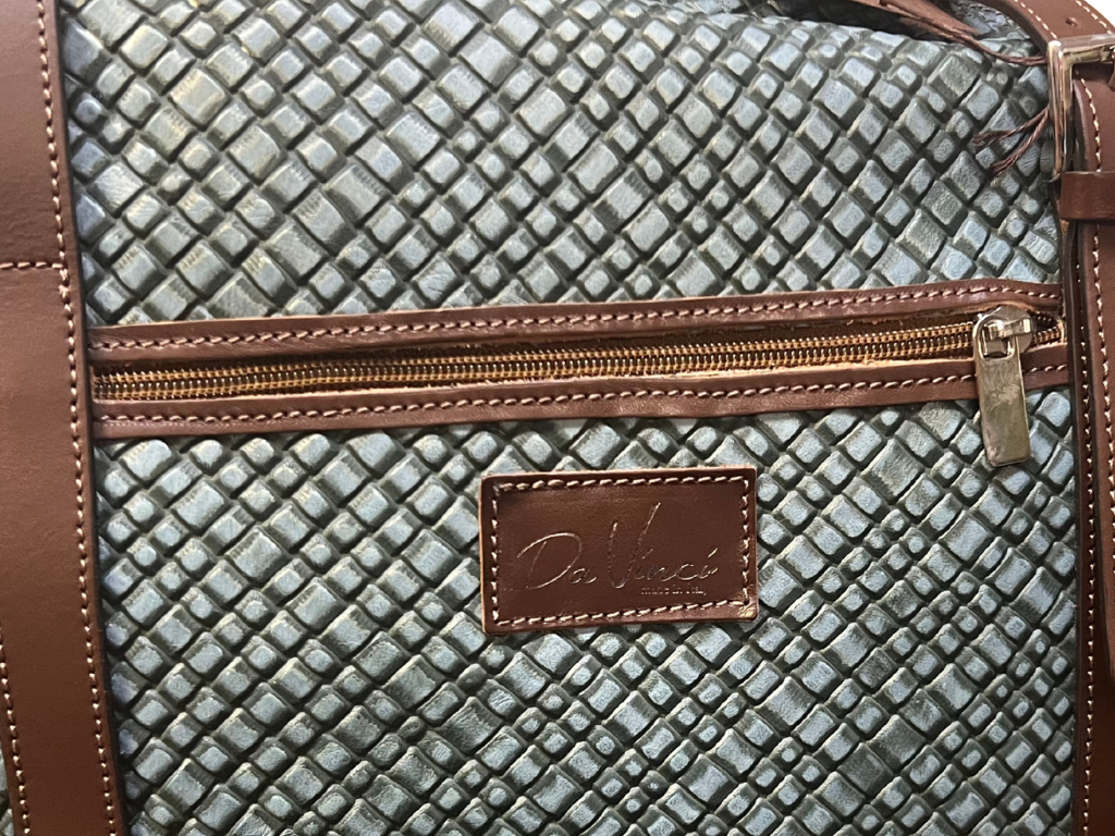 Borsa in Pelle Aqua Water Leo Pet