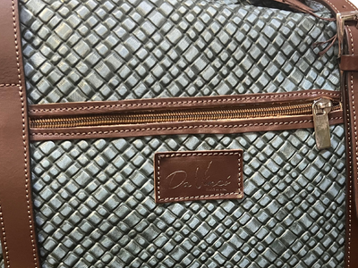 Borsa in Pelle Aqua Water Leo Pet