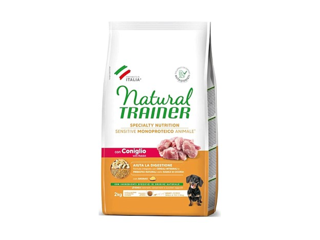 Natural Trainer Sensitive Adult Coniglio e Cereali Integrali 2 kg