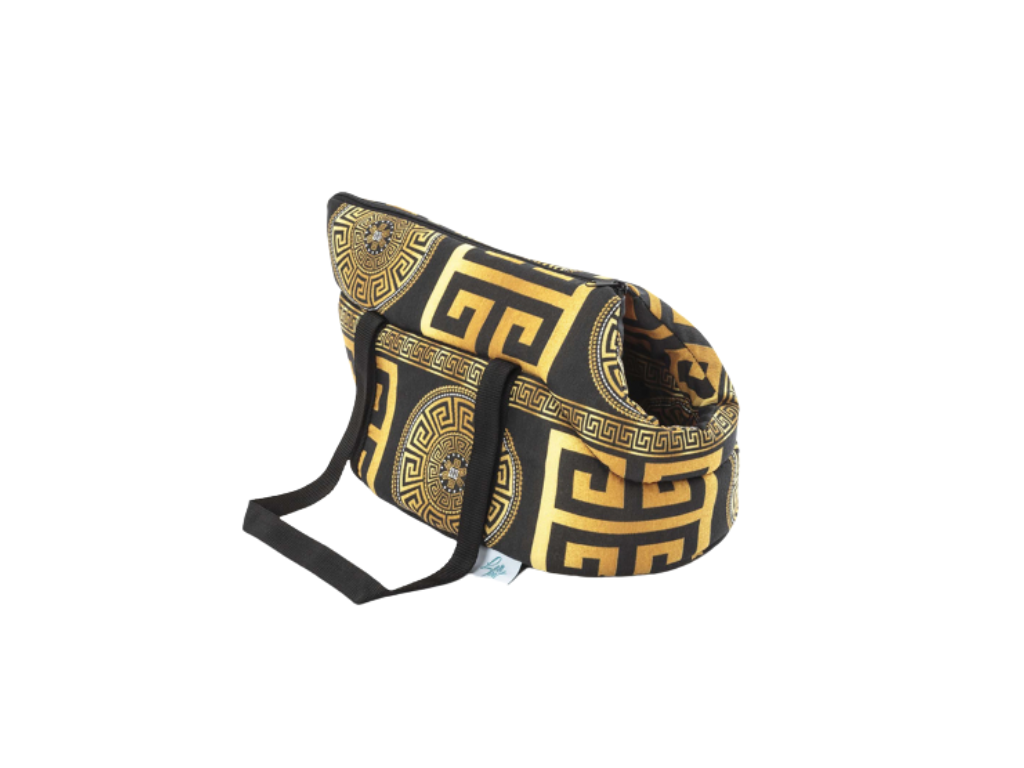 Borsa Venere Oro Nero 45x30x28 cm