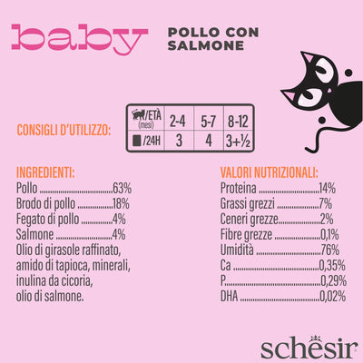 Baby Pollo Salmone 70 g