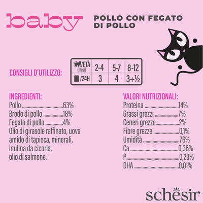 Baby Pollo con Fegatini 70 g