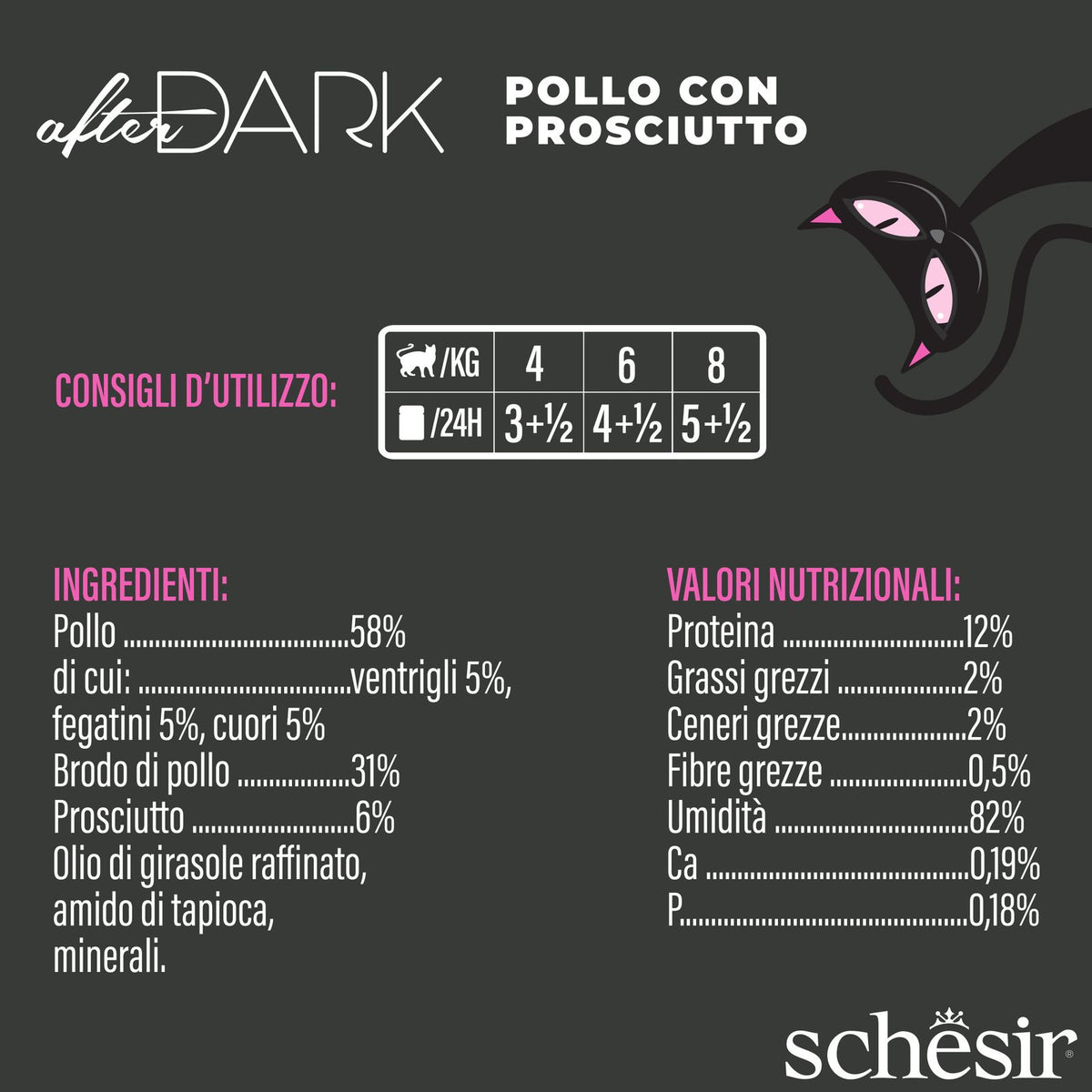 Schesir After Dark Pollo con prosciutto