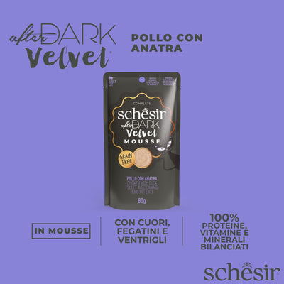 Schesir Velvet Mousse Pollo Anatra 80 g