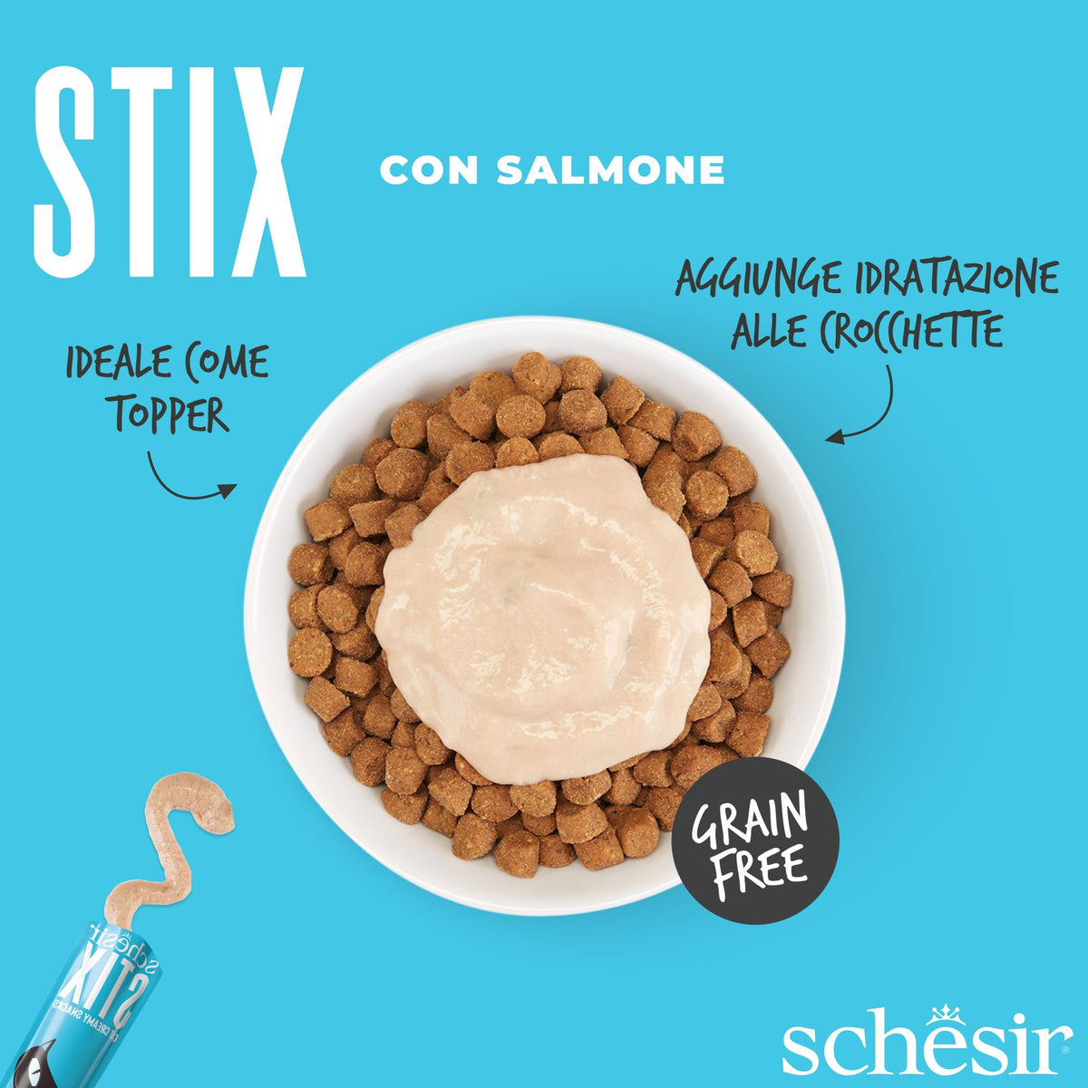 Stix Cat Cream Snack Salmone 6/15 g
