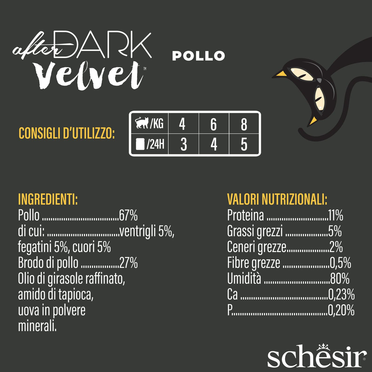 Schesir Velvet Mousse Pollo 80 g