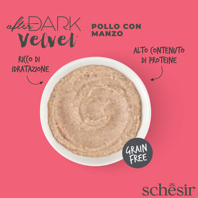 Schesir Velvet Mousse Pollo Manzo 80 g