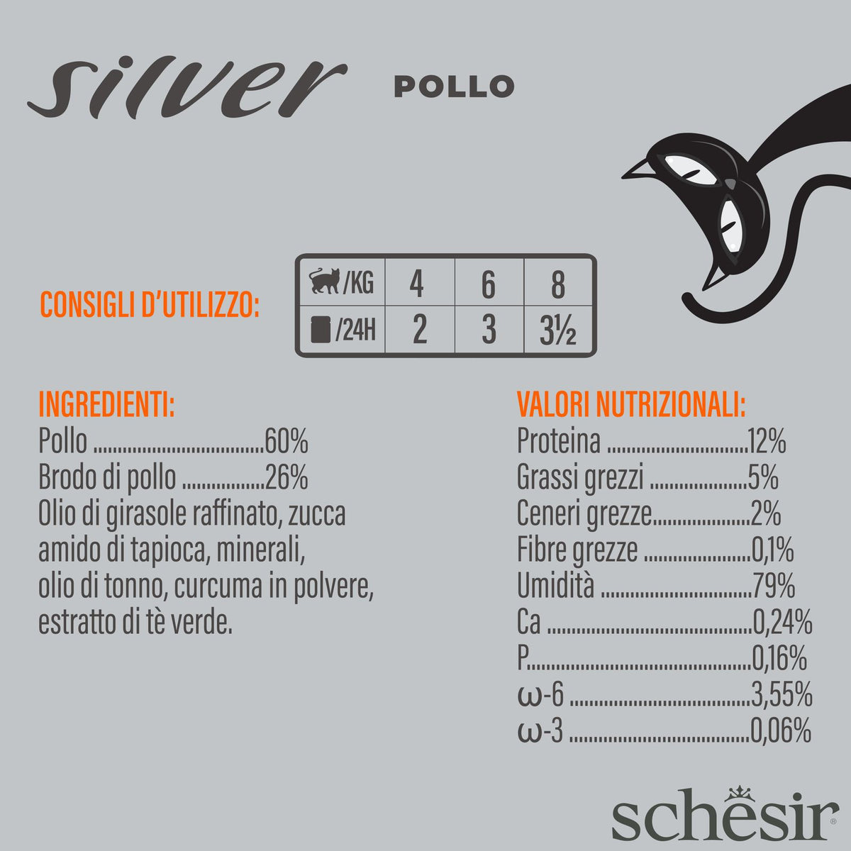 Schesir Silver Pollo