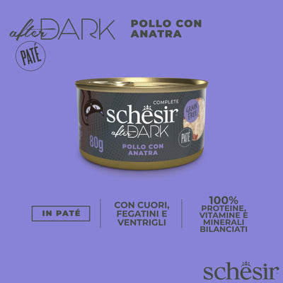 Schesir Pollo Anatra 80 g Filetti