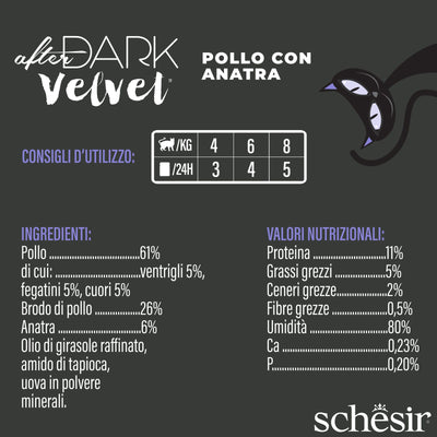 Schesir Velvet Mousse Pollo Anatra 80 g