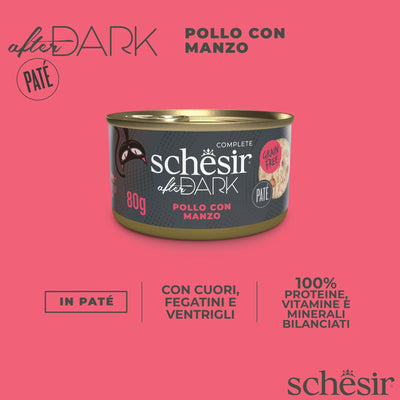 Schesir Pollo Manzo 80 g Filetti