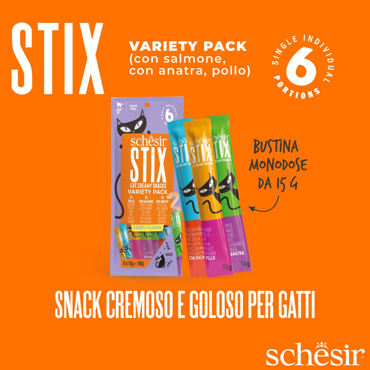 Schesir Stix Variety pack